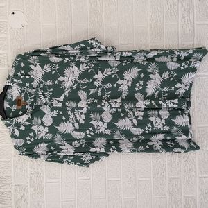 Men's Hawaiian shirt tropical pattern 2XLT